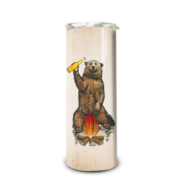 Gearhumans 3D Camfire Knowledge Custom Tumbler