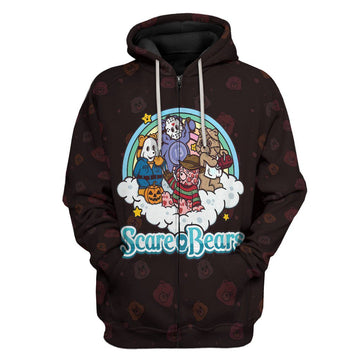 Gearhumans 3D Care Bears Halloween Hoodie Apparel