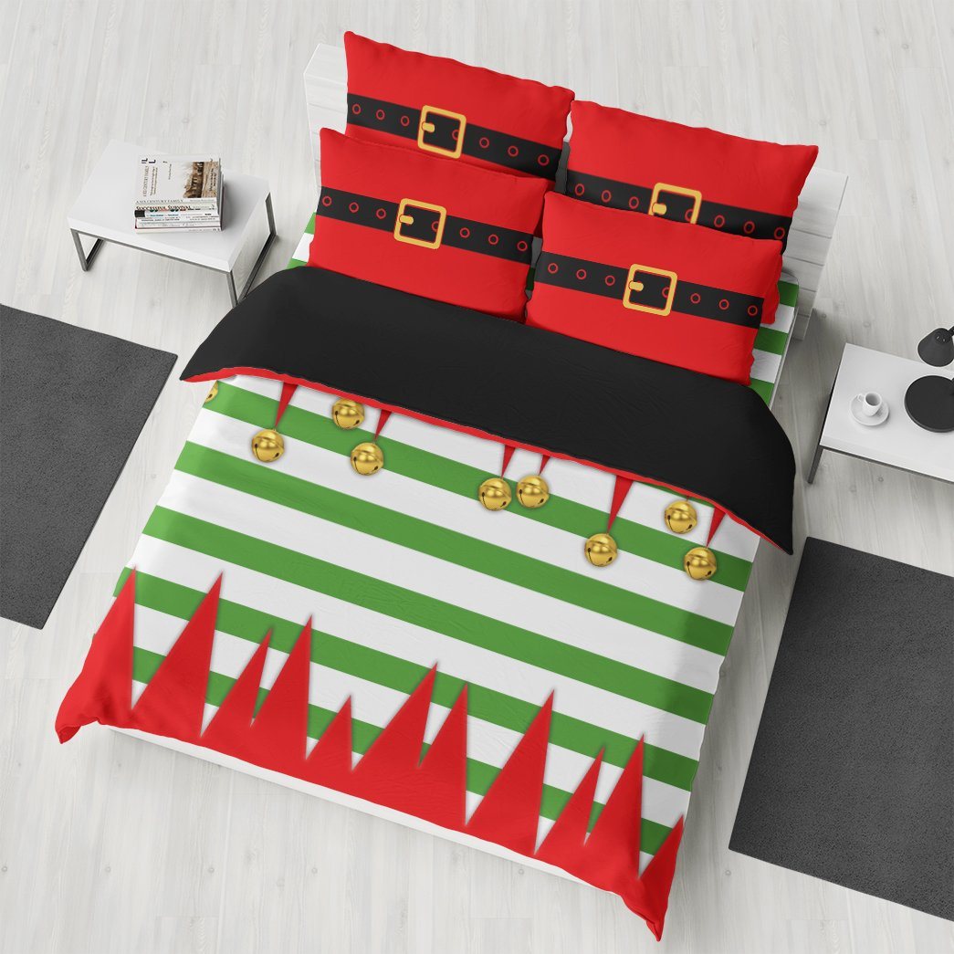 Gearhuman 3D Christmas Elf Custom Bedding Set GC06115 Bedding Set 
