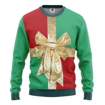 Gearhumans 3D Christmas Gift Box Custom Sweatshirt Apparel
