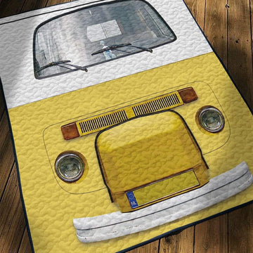 Gearhumans 3D Classic Campervan Custom Quilt