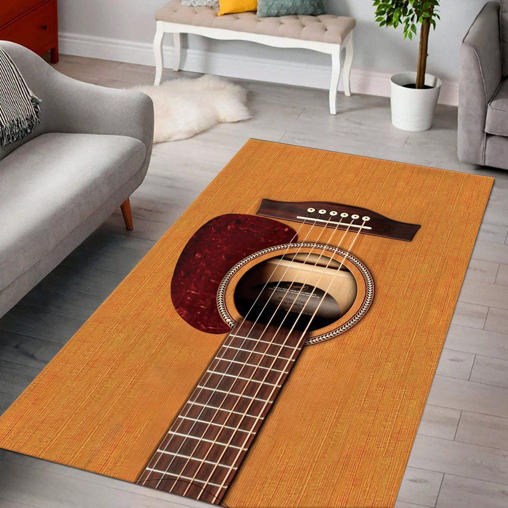 Gearhuman 3D Classic Guitar Carpet GK26018 Square Carpet