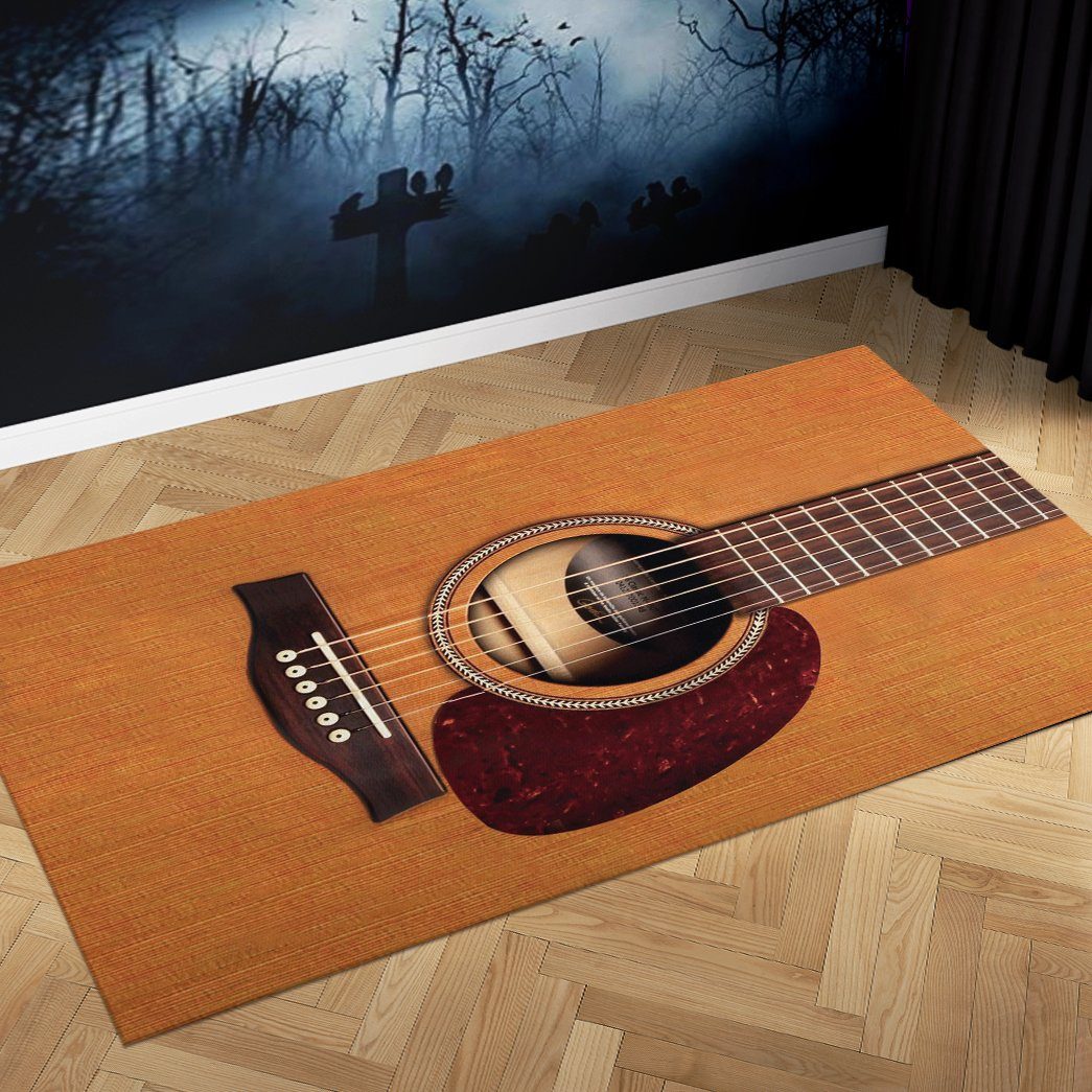 Gearhuman 3D Classic Guitar Carpet GK26018 Square Carpet