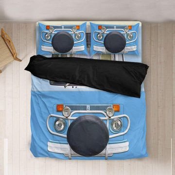 Gearhumans 3D Classic Retro Campervan Custom Bedding Set