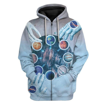 Gearhumans 3D Coffee Mug Solar System Custom Hoodies Apparel