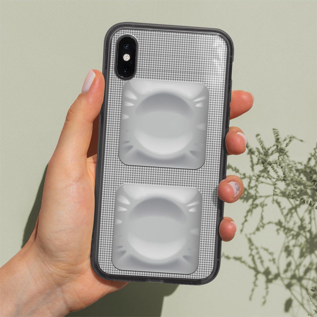 Gearhuman 3D Condom Phone Case ZK0206217 Glass Phone Case 