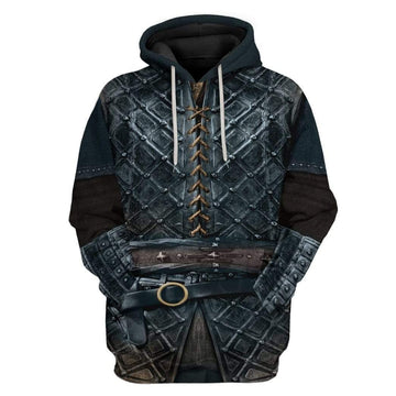 Gearhumans 3D Cosplay Bjorn Ironside Vikings Custom Hoodies Apparel