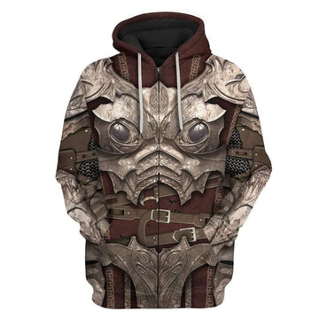 Gearhumans 3D Cosplay Dark Souls Ashen Zero Custom Hoodies Apparel