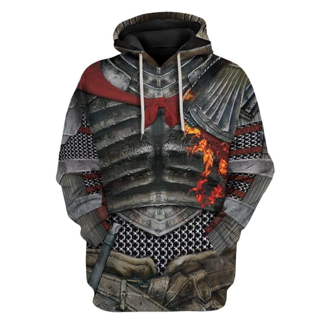 Gearhuman 3D Cosplay Dark Souls Soul Of Cinder Custom T-Shirts Hoodies Apparel CO-DT1102202 3D Custom Fleece Hoodies Hoodie S 