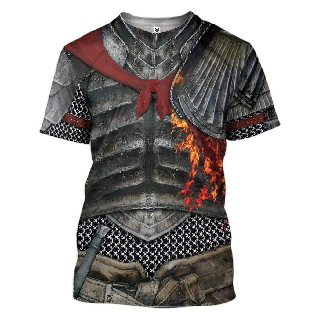 Gearhuman 3D Cosplay Dark Souls Soul Of Cinder Custom T-Shirts Hoodies Apparel CO-DT1102202 3D Custom Fleece Hoodies T-Shirt S 