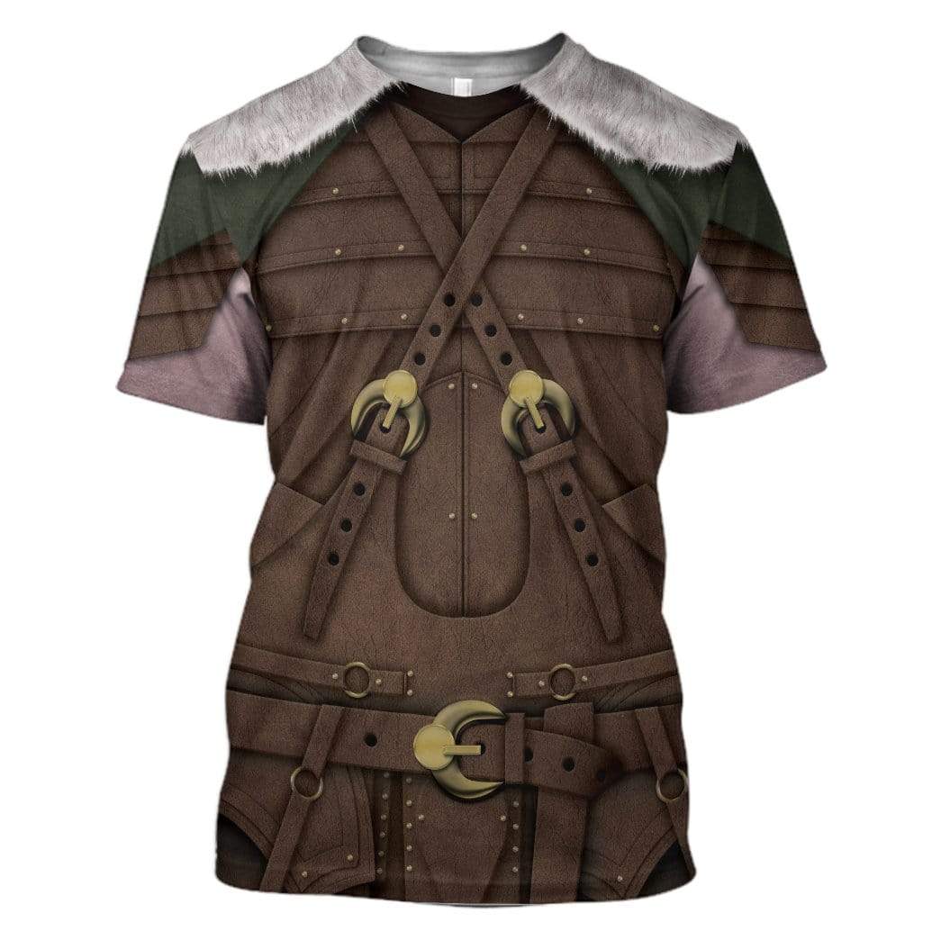 Gearhuman 3D Cosplay Dungeons And Dragons Drizzt Custom T-Shirts Hoodies Apparel HD-TA0702204 3D Custom Fleece Hoodies T-Shirt S 