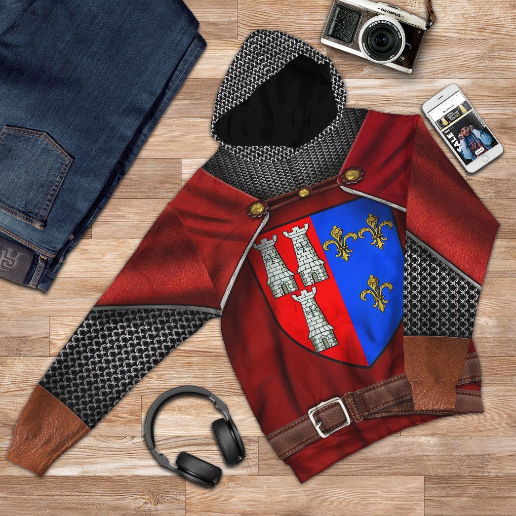 Gearhuman 3D Cosplay Edward I of England Custom Tshirt Hoodie Apparel GV091130 3D Apparel 