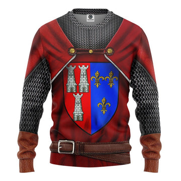 Gearhumans 3D Cosplay Edward I of England Custom Tshirt Hoodie Apparel