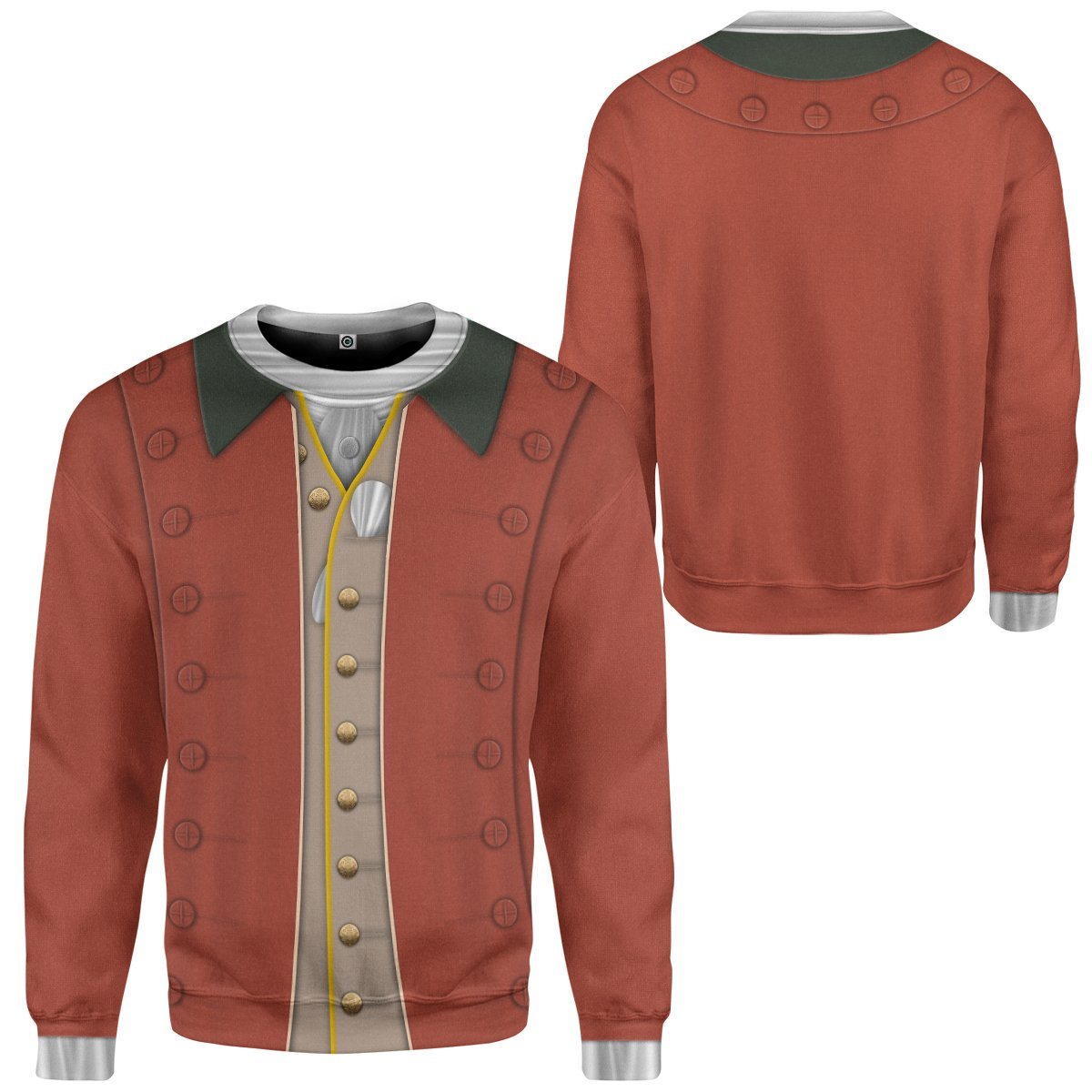 Gearhuman 3D Cosplay George Washington Custom Sweatshirt Apparel GV08094 Sweatshirt 