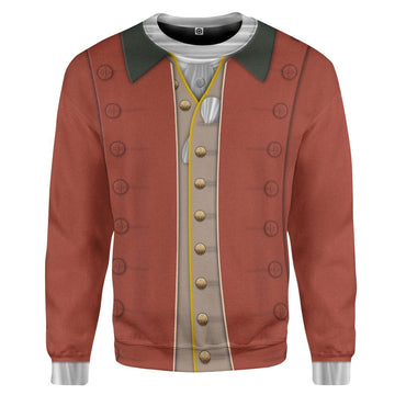 Gearhuman 3D Cosplay George Washington Custom Sweatshirt Apparel GV08094 Sweatshirt Sweatshirt S 
