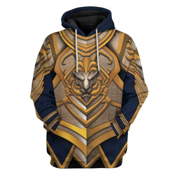 Gearhumans 3D Cosplay Heroes of the Storm Anduin Wrynn Custom Hoodies Apparel