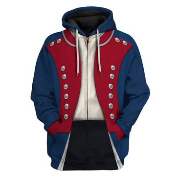 Gearhumans 3D Cosplay Jean Valjean Les Miserables Custom Hoodie Apparel