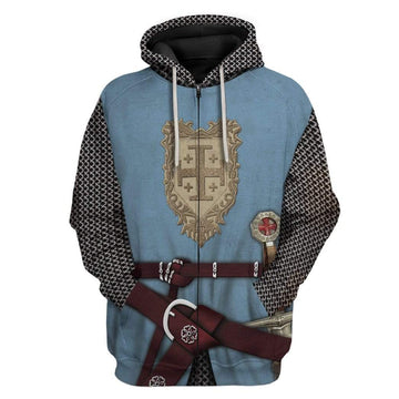 Gearhumans 3D Cosplay Kingdom Of Heaven Balian Custom Hoodies Apparel