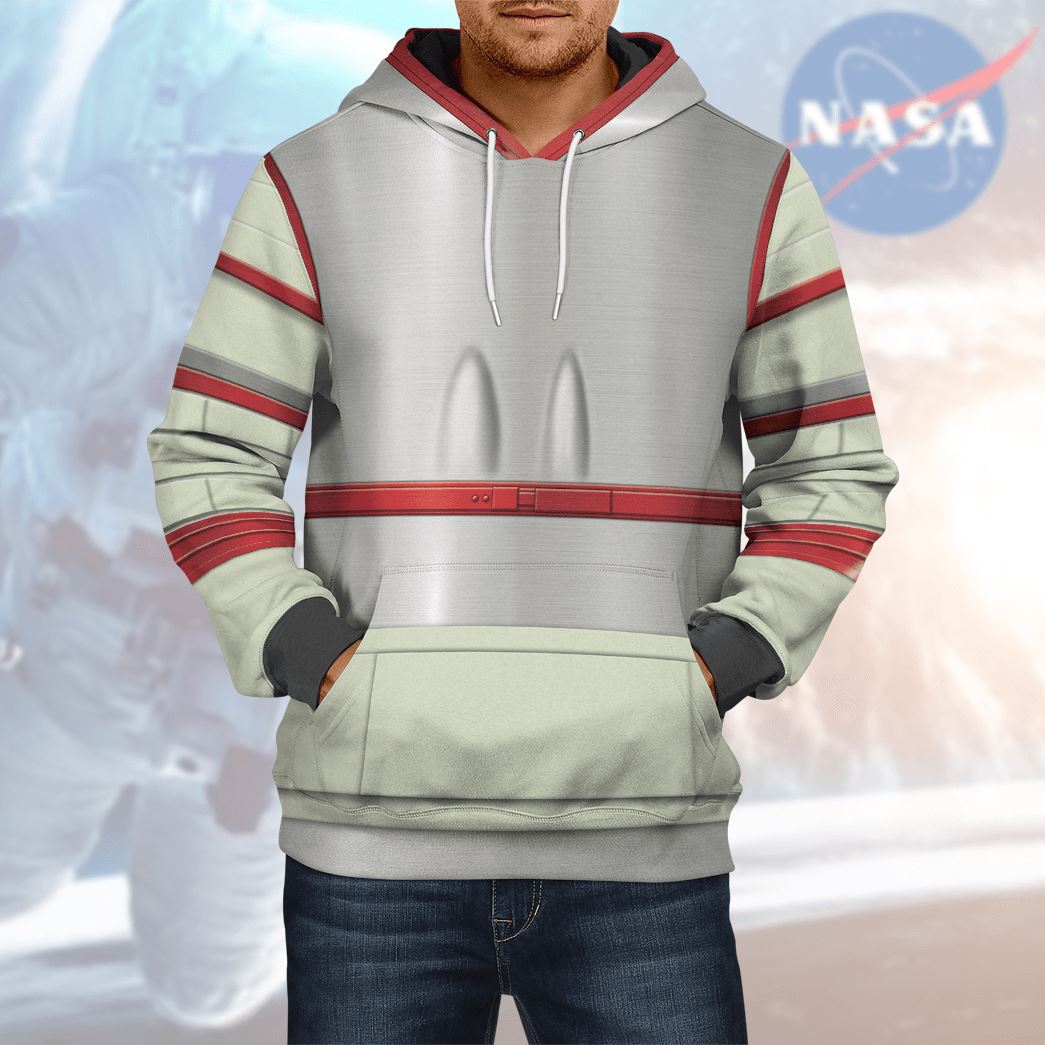 Gearhuman 3D Cosplay Nasa AX3 Spacesuit Custom Hoodies Apparel GA22023 3D Custom Fleece Hoodies 