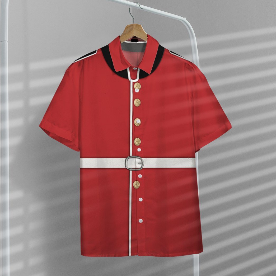Gearhuman 3D Cosplay Queen s Guard Custom Short Sleeve Shirt GV17116 Short Sleeve Shirt 