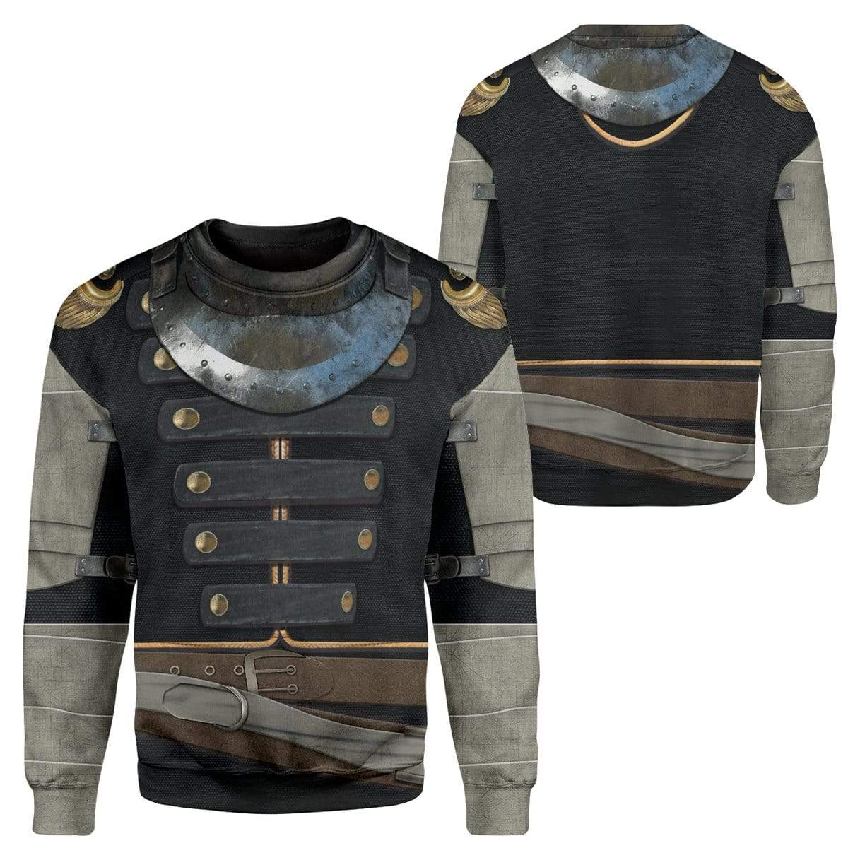 Gearhuman 3D Cosplay Victorian Guard Armor Custom T-Shirts Hoodies Apparel GM15023 3D Custom Fleece Hoodies 