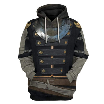 Gearhuman 3D Cosplay Victorian Guard Armor Custom T-Shirts Hoodies Apparel GM15023 3D Custom Fleece Hoodies Hoodie S 
