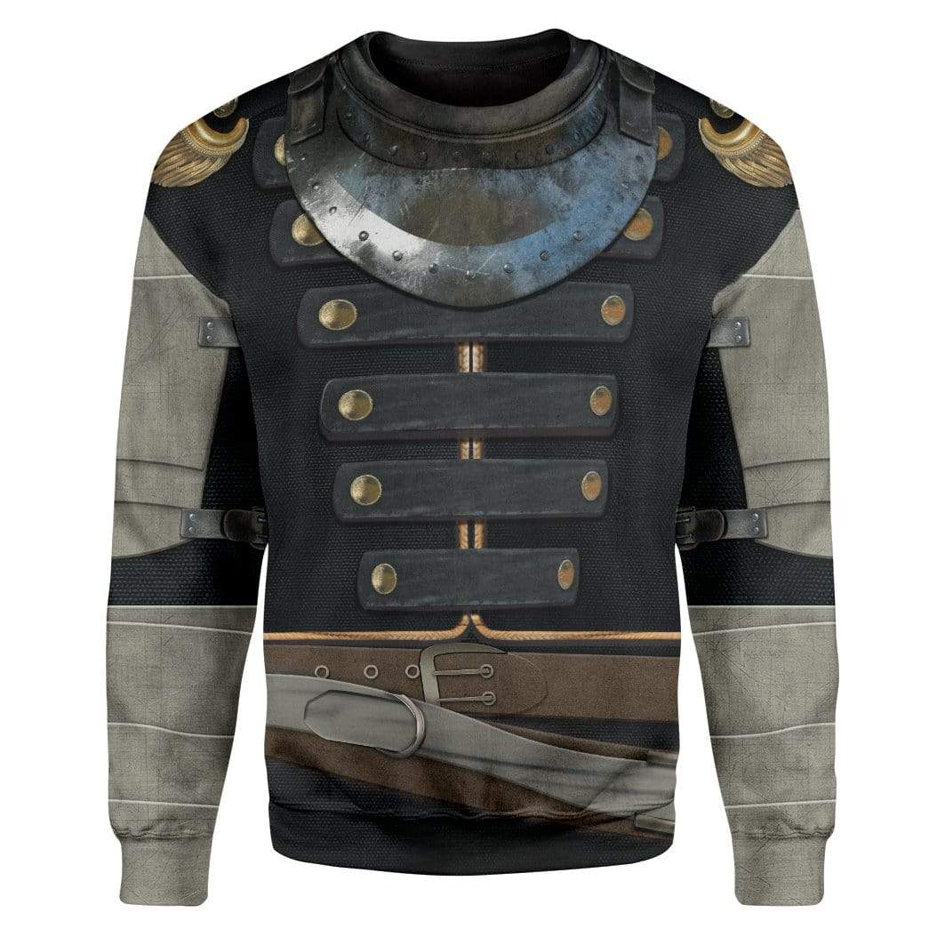 Gearhuman 3D Cosplay Victorian Guard Armor Custom T-Shirts Hoodies Apparel GM15023 3D Custom Fleece Hoodies Long Sleeve S 