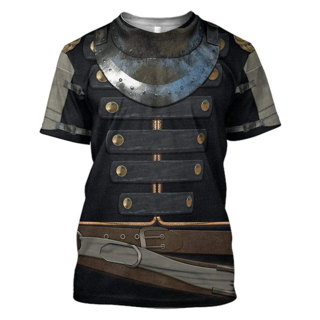 Gearhuman 3D Cosplay Victorian Guard Armor Custom T-Shirts Hoodies Apparel GM15023 3D Custom Fleece Hoodies T-Shirt S 