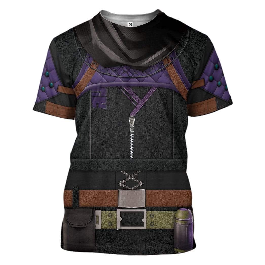 Gearhuman 3D Cosplay Wraith Apex Legends Custom T-Shirts Hoodies Apparel CO-DT0702206 3D Custom Fleece Hoodies T-Shirt S 