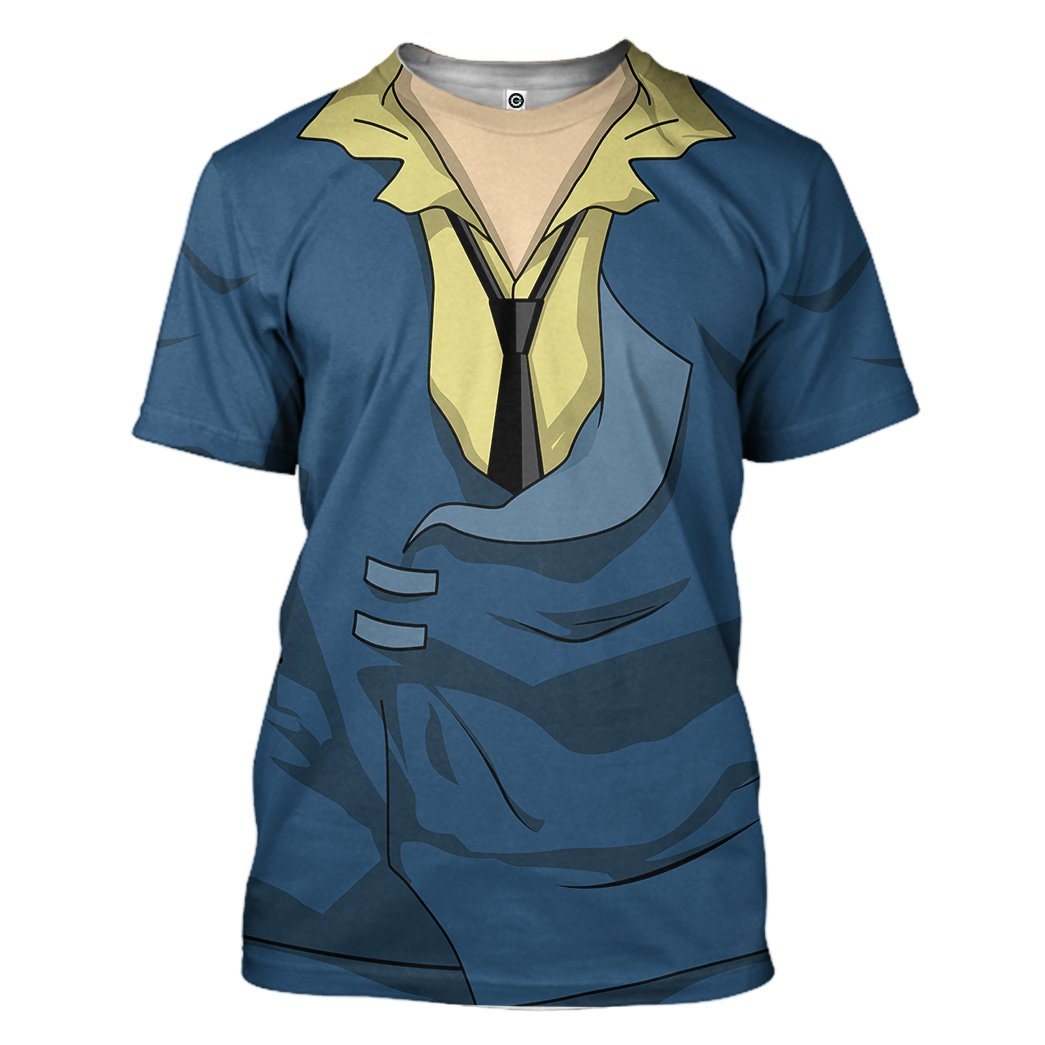 Gearhuman 3D Cowboy Bebop Spike Spiegel Custom Tshirt Hoodie Apparel GW28022 3D Apparel T-Shirt S