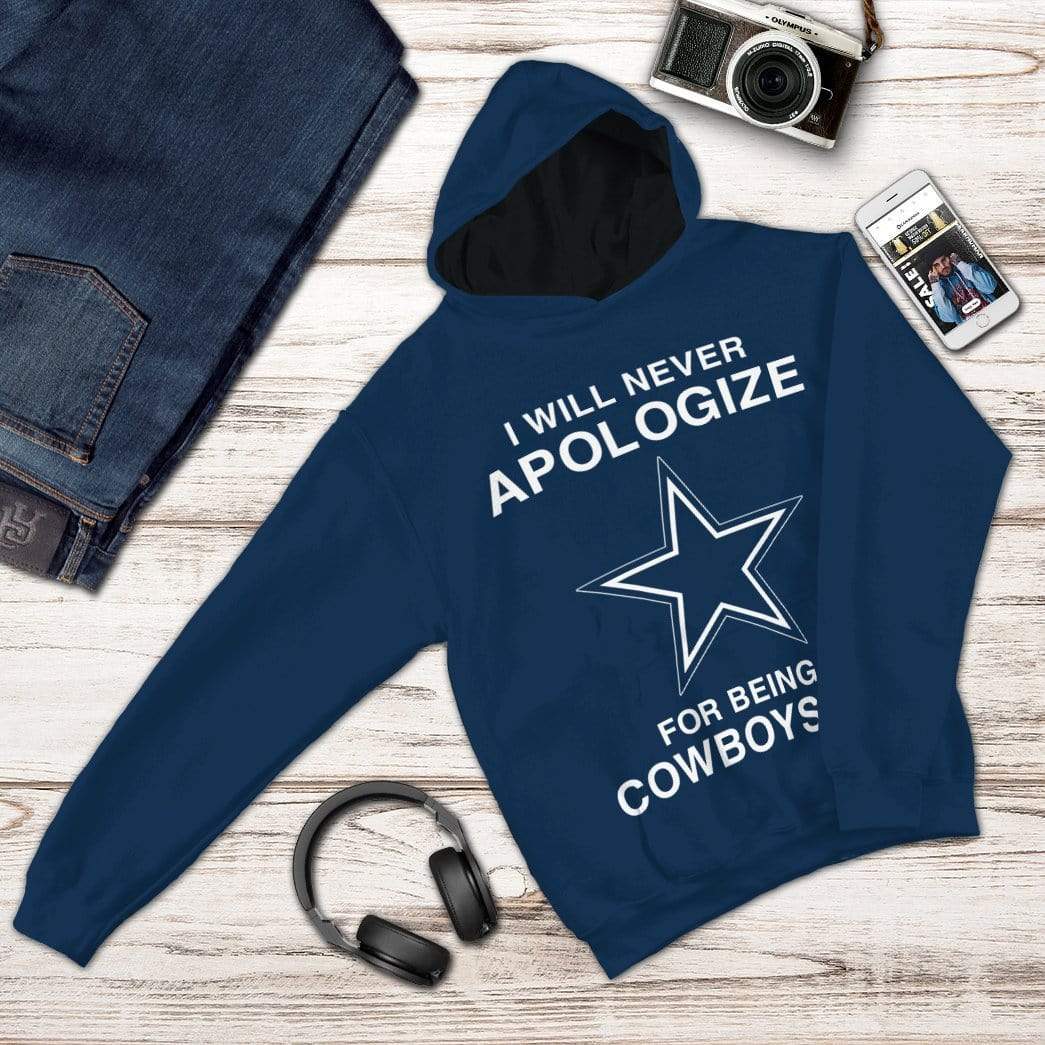 custom cowboys hoodie