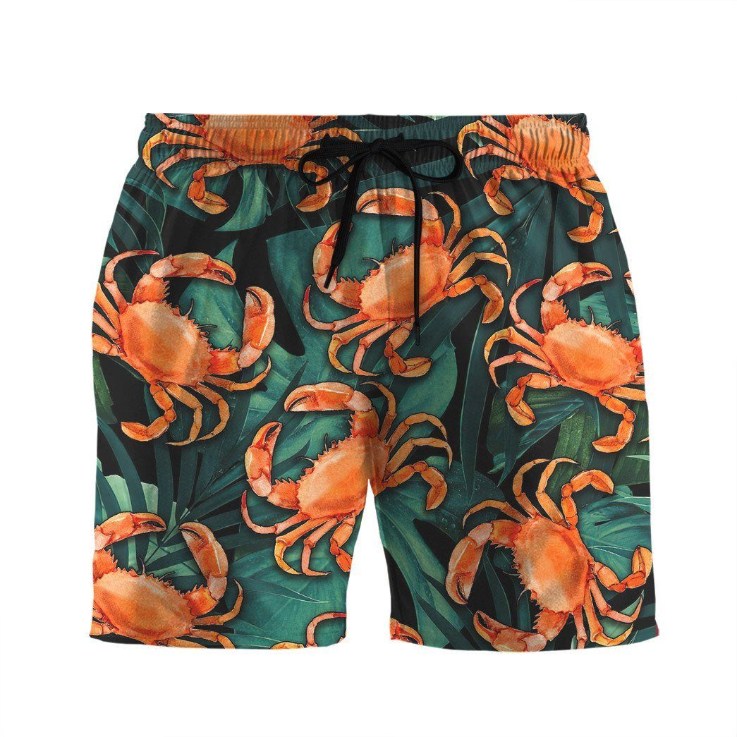 Gearhuman 3D Crabs Shorts ZK1406216 Men Shorts Beach Shorts S 