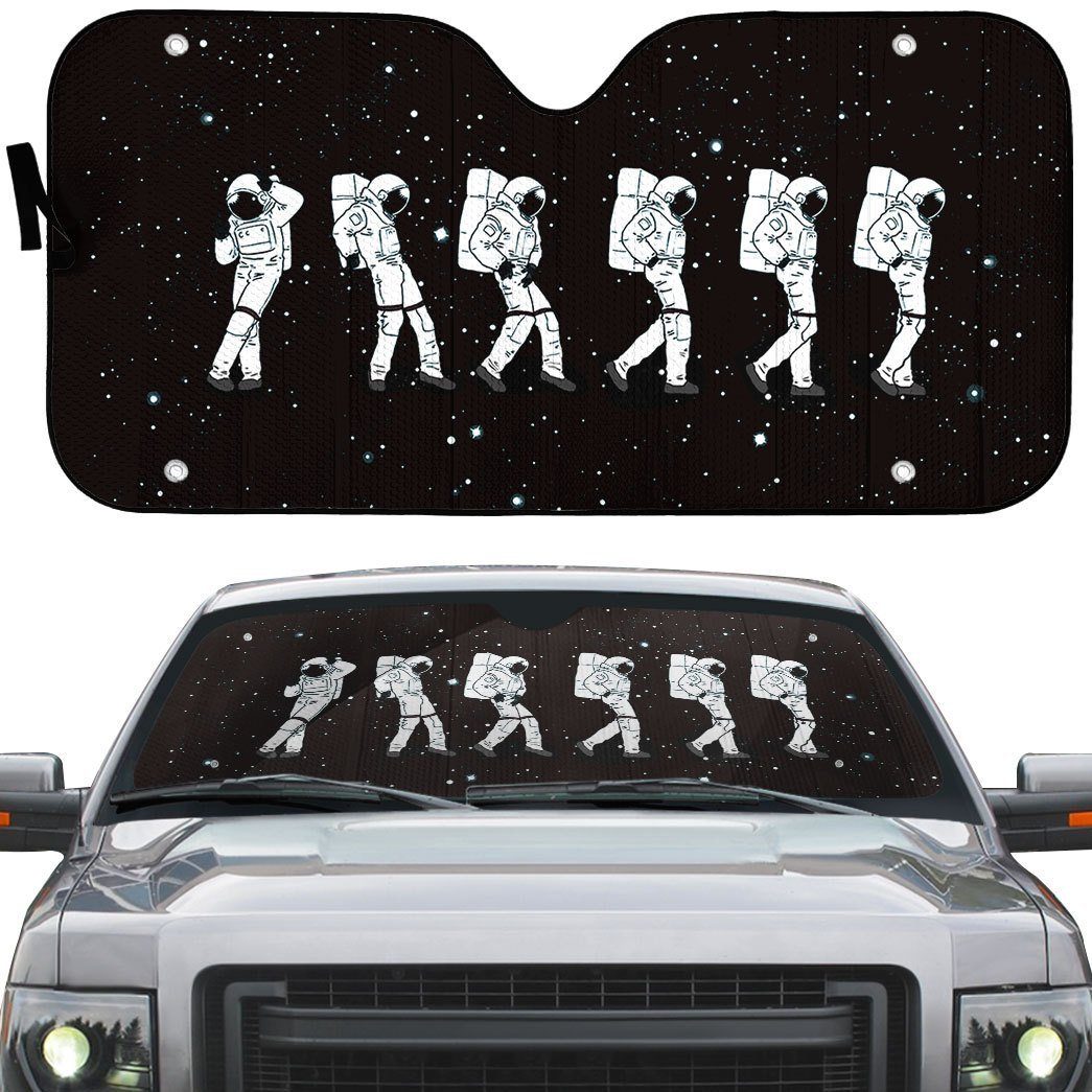 Gearhuman 3D Crotch Grab Moon Walk Astronaut Auto Sunshade ZK2805212 Auto Sunshade 