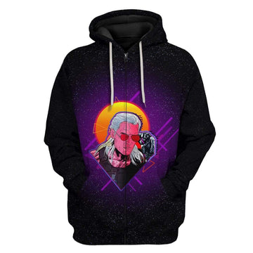 Gearhumans 3D Cyberwitcher Custom Hoodie Apparel