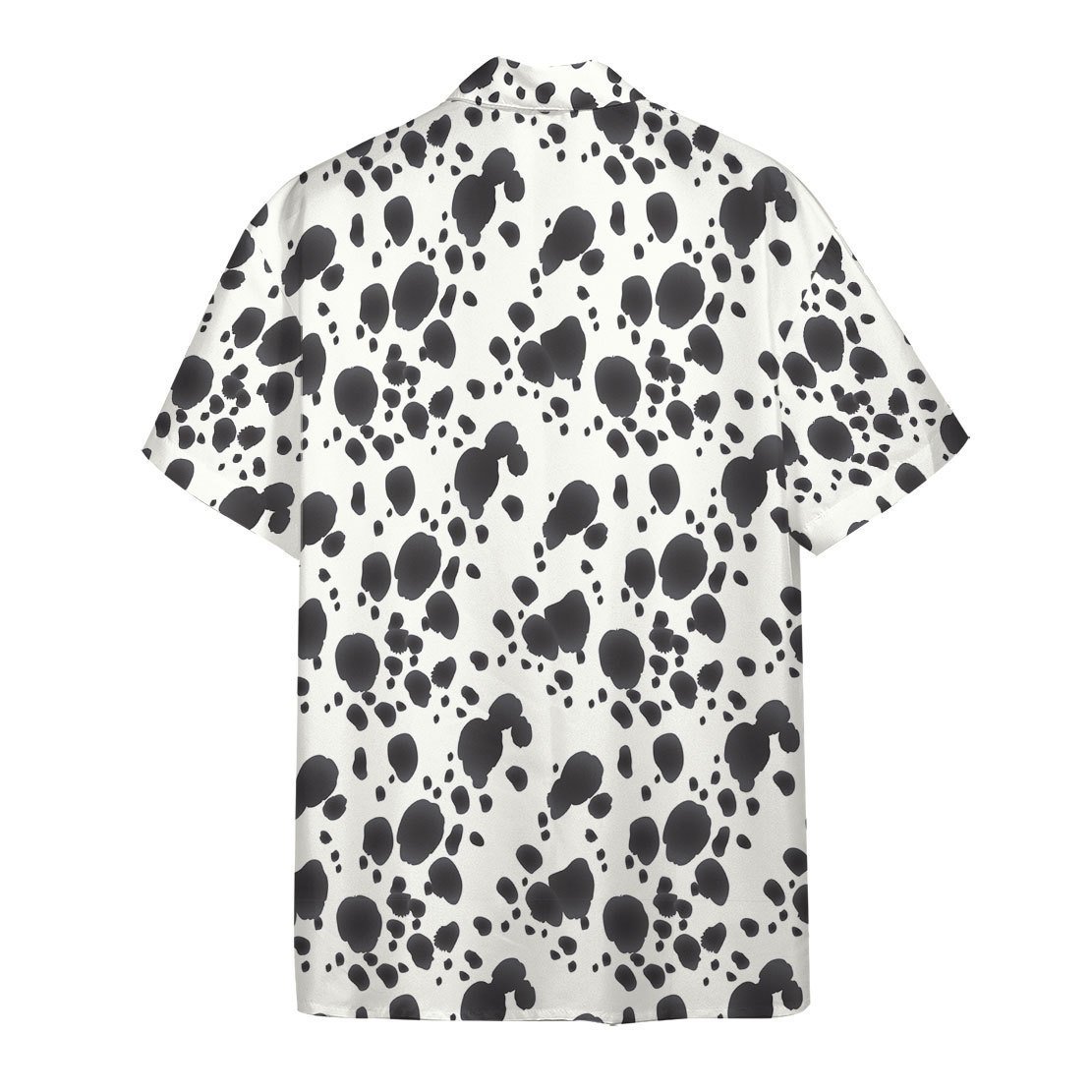 dalmatian dress shirt Dog Dalmatian Costume Red Collar All Over Adult T-Shirt, XL / White