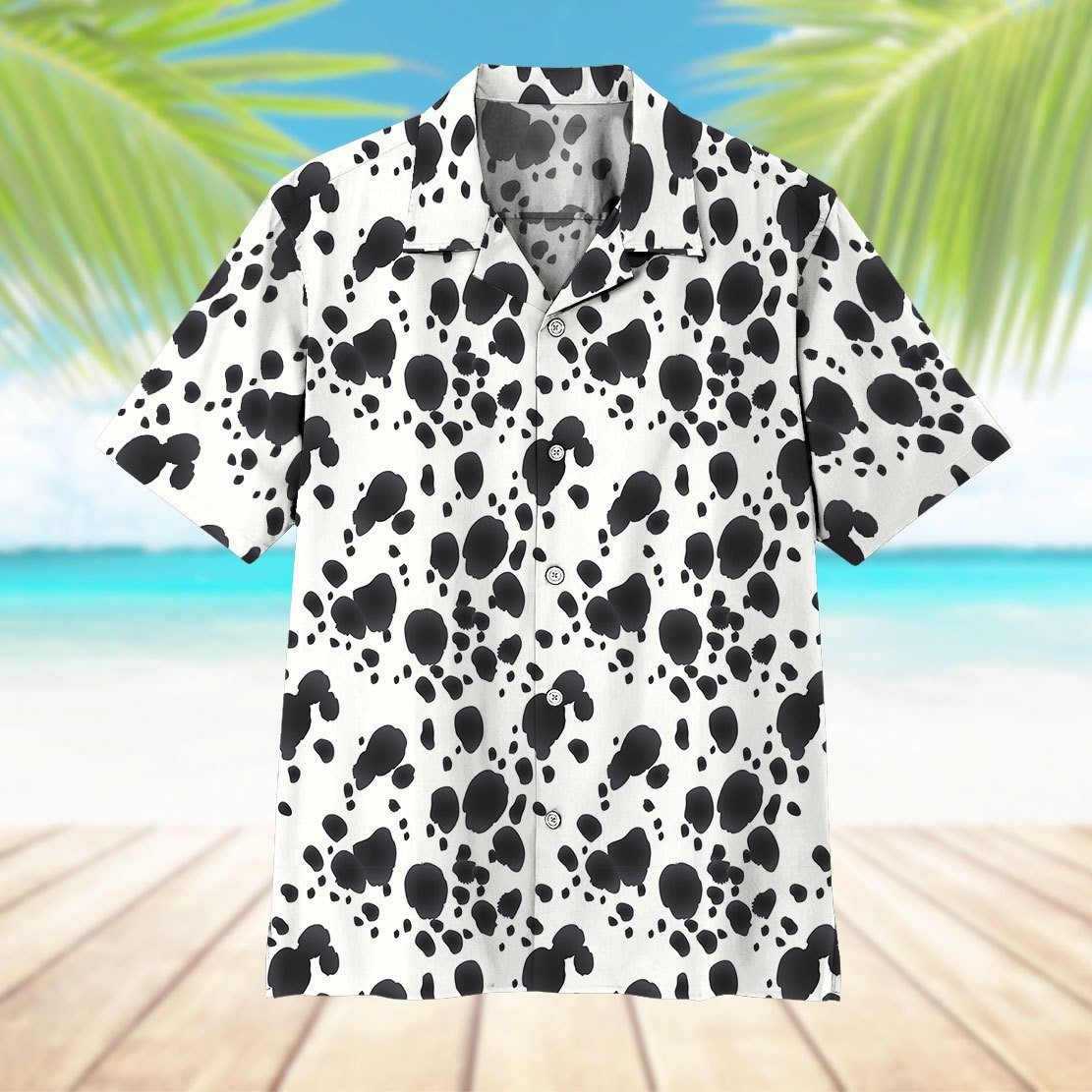 Gearhuman 3D Dalmatian Hawaii Shirt ZK10062112 Hawai Shirt 