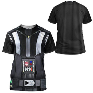 Gearhumans 3D Darth Vader Costume Custom Tshirt Apparel