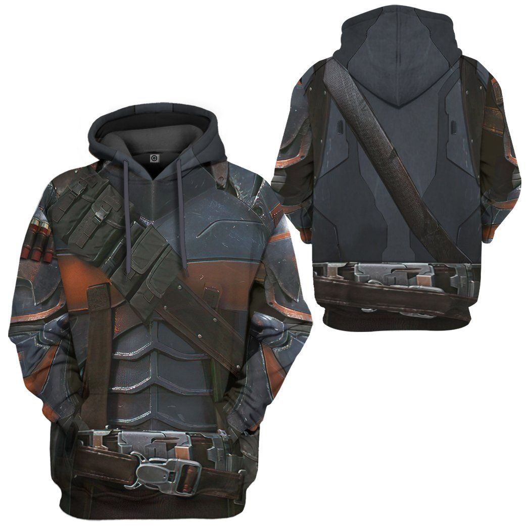 Gearhumans 3D DC Deathstroke Suit Custom Hoodie Apparel