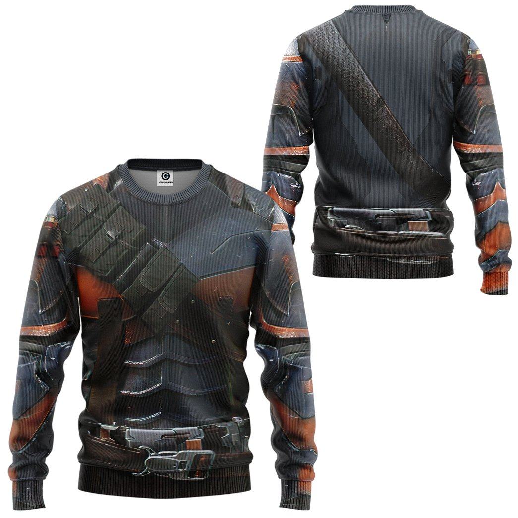 Gearhuman 3D DC Deathstroke Suit Custom Sweatshirt Apparel GW24094 Sweatshirt 