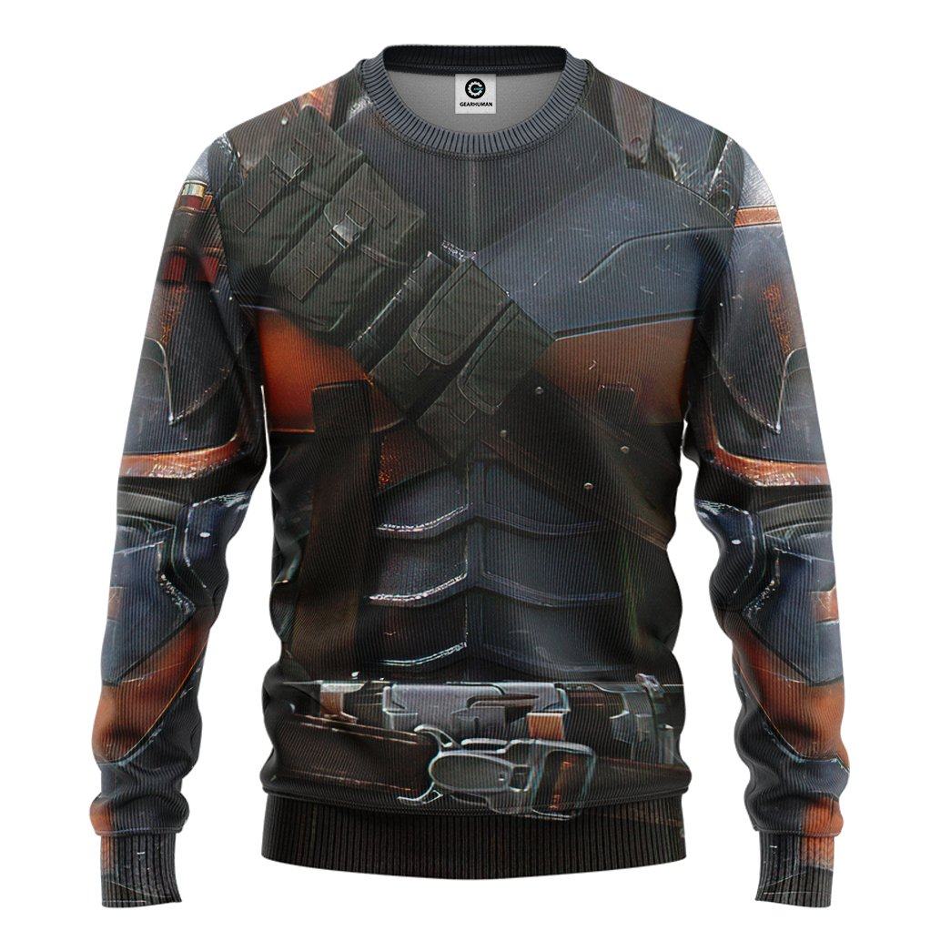 Gearhuman 3D DC Deathstroke Suit Custom Sweatshirt Apparel GW24094 Sweatshirt Sweatshirt S 