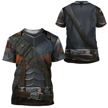 Gearhuman 3D DC Deathstroke Suit Custom Tshirt Apparel GW24094 3D T-shirt 