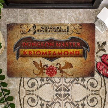 Gearhumans 3D D&D Dungeon Master Custom Name Doormat