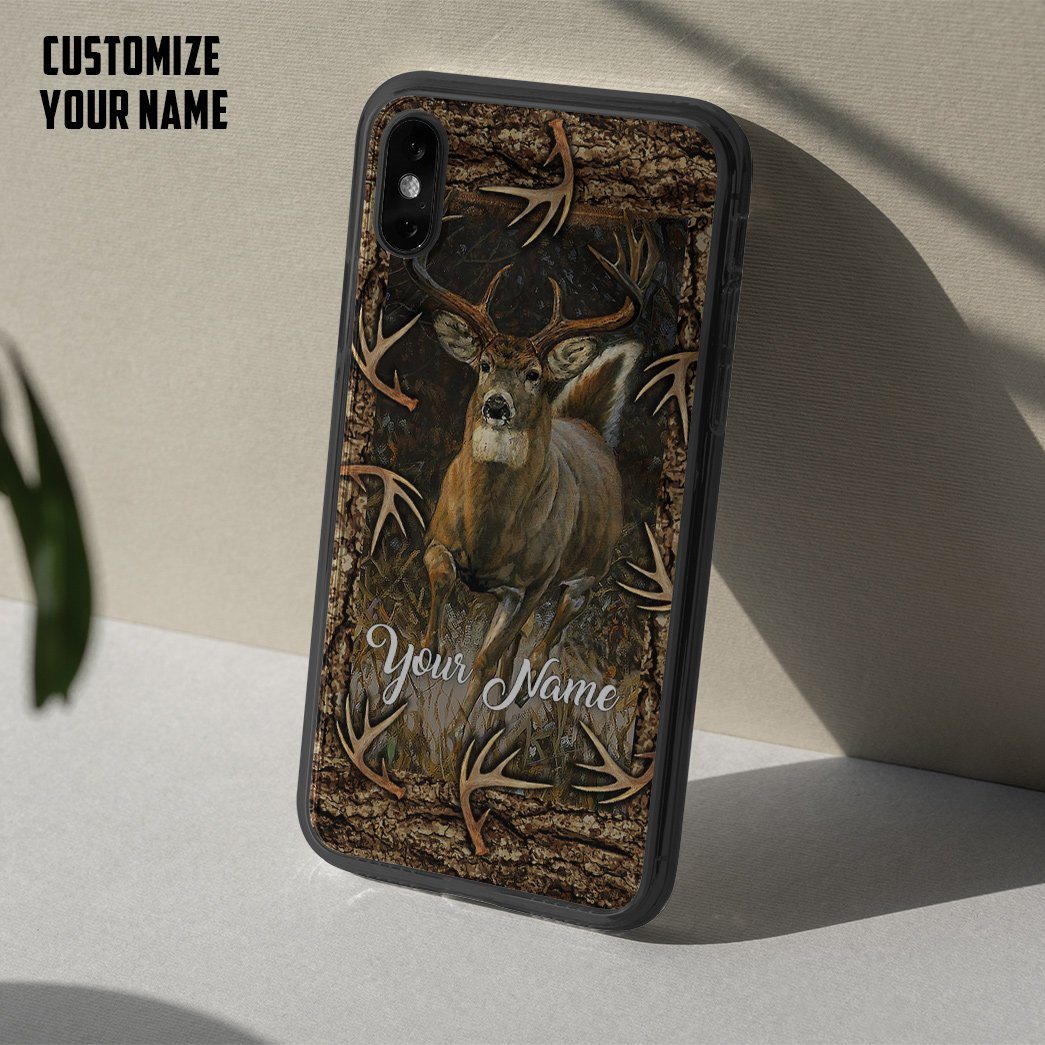 Gearhumans 3D Deer Hunting Custom Name Phonecase Gearhumans 3D Deer Hunting Custom Name Phonecase