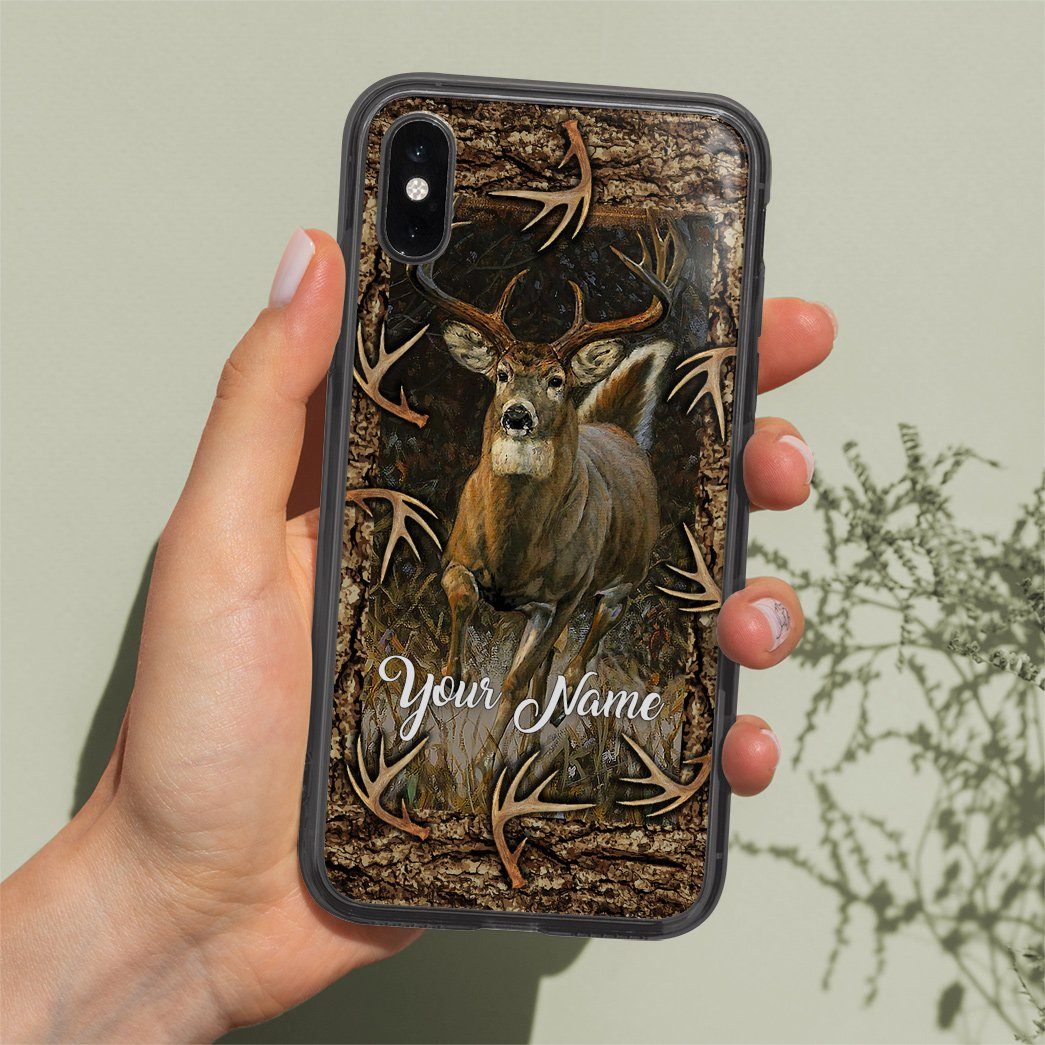 Gearhumans 3D Deer Hunting Custom Name Phonecase Gearhumans 3D Deer Hunting Custom Name Phonecase