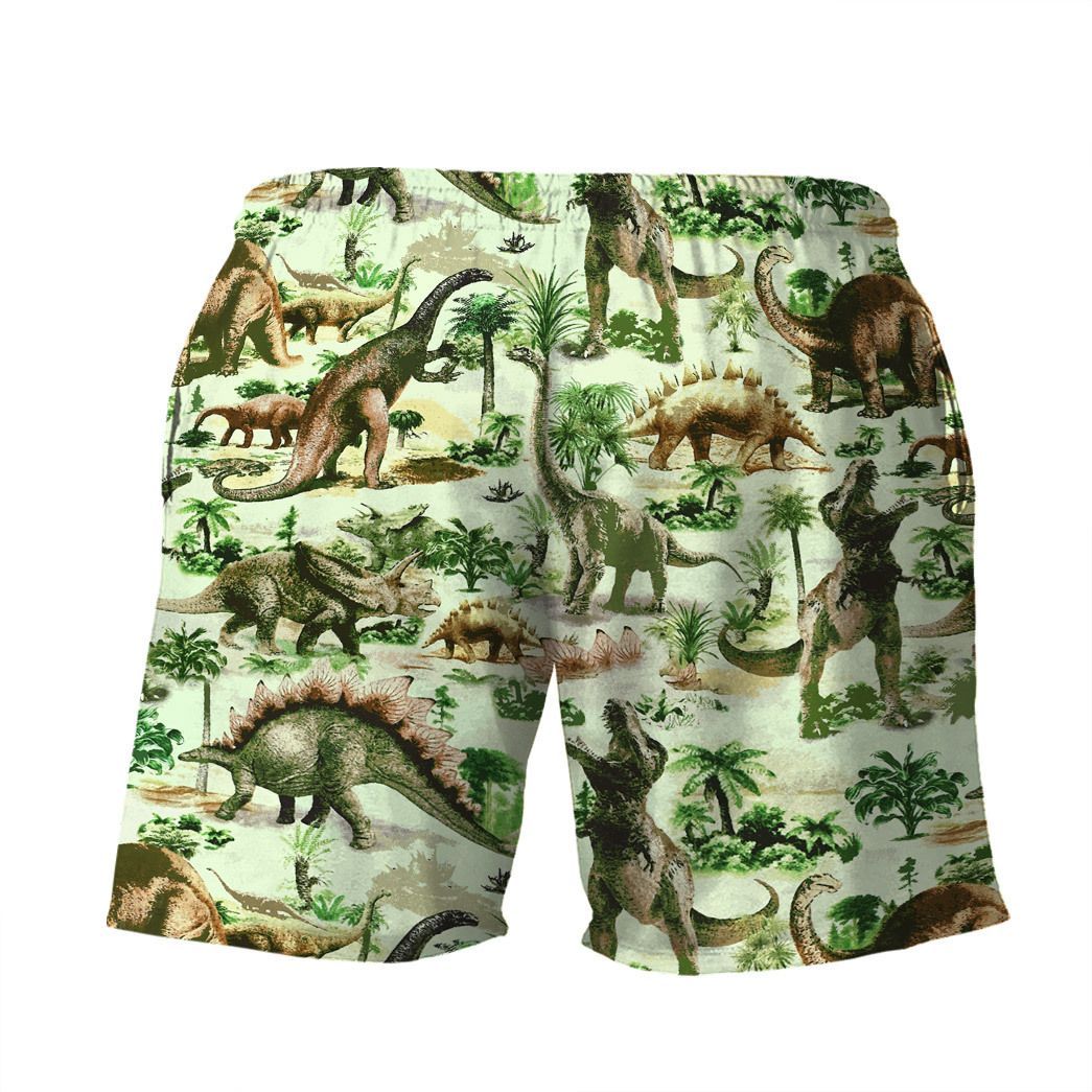 Gearhuman 3D Dinosaur Beach Shorts ZZ0507211 Men Shorts 