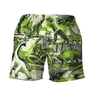Gearhuman 3D Dinosaur Beach Shorts