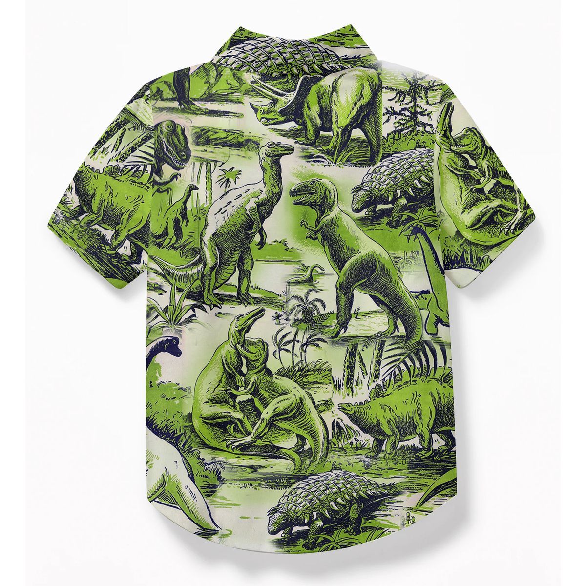 Gearhuman 3D Dinosaur Kid Hawaii Shirt ZZ3006219 Kid Hawaii Shirt 