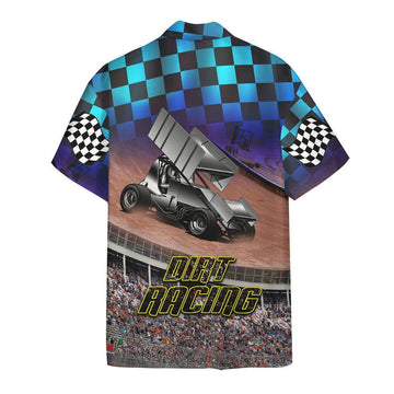 Gearhuman 3D Dirt Track Racing Hawaii Shirt ZK2806215 Short Sleeve Shirt 