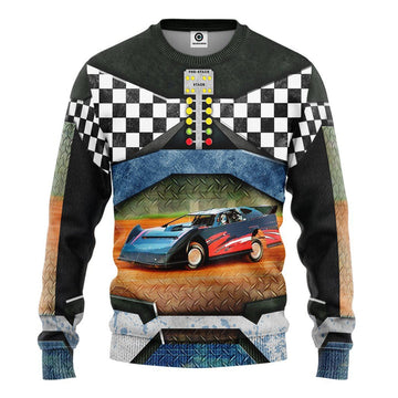 Gearhumans 3D Dirt Track Racing Tshirt Hoodie Apparel