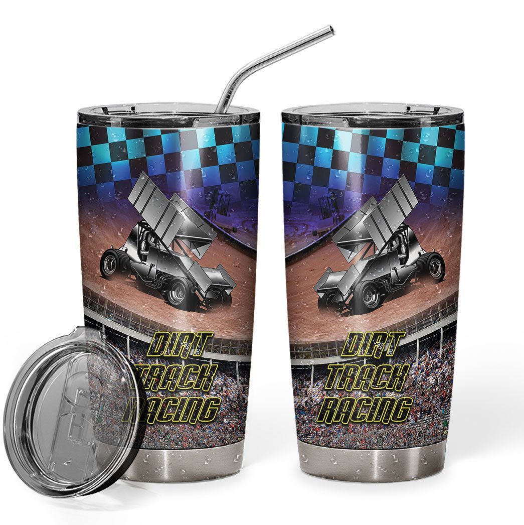 Gearhuman 3D Dirt Track Racing Tumbler ZZ0807215 Tumbler 